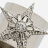Joanna Buchanan Baguette star napkin rings, silver, set of two