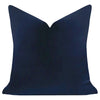 Laura Park Cobalt Blue 22x22 Solid Velvet Pillow
