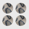 Joanna Buchanan Animal pattern coasters, silver