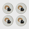 Joanna Buchanan Capricorn coasters, set of four