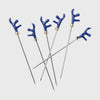 Joanna Buchanan Coral cocktail picks, blue