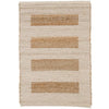 Dash & Albert Milo Ivory Woven Jute/Cotton Rug