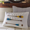Taylor Linens Paddle Embroidered Pillow