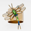 Joanna Buchanan Dragonfly napkin rings, opal, set of two