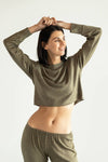 Sunday Citizen Cosset Cropped Sweatshirt