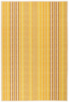 Dash & Albert Sunflower Ticking Yellow Washable Rug