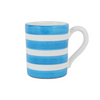 Vietri Amalfitana Aqua Stripe Mug - Set of 4