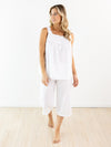 Jacaranda Living Amanda Pyjama-Set aus weißer Baumwolle