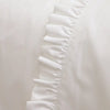 Pom Pom at Home Audrey Ruffle Cotton Percale Sheet Set White
