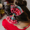 Plaid Bow Clip - Kids Hair Clip