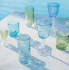 Vietri Barocco Mint Green Coupe Champagne Glass - Set of 4