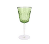 Vietri Barocco Mint Green Wine Glass - Set of 4
