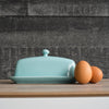 Eggshell Blue Rectangular Butter Dish