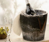 Blue Pheasant Wesley Black Swirled Ice Bucket