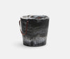 Blue Pheasant Wesley Black Swirled Ice Bucket