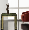 Modern History Brice End Table-Emerald Penshell