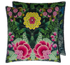 Designers Guild Brocart Decoratif Velours Noir Dekokissen 