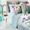 Designers Guild Chenevard Pebble & Duck Egg Silk Quilt