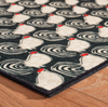 Dash & Albert Cockadoodledoo Multi Machine Washable Rug