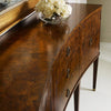 Modern History Concave Walnut Inlay Buffet