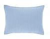 Pine Cone Hill Cozy Cotton French Blue Quilted Sham