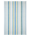 Dash & Albert Daphne Stripe French Blue Handwoven Cotton Rug