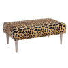 Dash & Albert Leopard Rug Ottoman