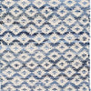 Dash & Albert Denim Rag Diamond Ivory Woven Cotton Rug