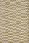 Dash & Albert Diamond Khaki/White Indoor/Outdoor Rug