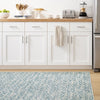 Dash & Albert Melange Diamond Blue Washable Rug