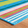 Dash & Albert Mellie Stripe Multi Washable Rug