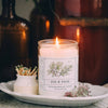 Soy Candle, Fig & Sage, Herbal Scent, Year Round Scent: Small Jar