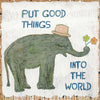 Sugarboo Designs Good Things Elephant - Art Print - Gallery Wrap