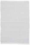 Dash & Albert Herringbone Pearl Grey/White Indoor/Outdoor Rug