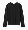 Sferra Intimita Cashmere Black Long Sleeve Top