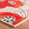 Dash & Albert Japanese Poppy Machine Washable Rug