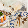 Joanna Buchanan Enamel koi chopstick rests and chopsticks, set of four