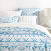 Pine Cone Hill Knight Wood Cutwork Lapis Coverlet