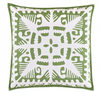 Pine Cone Hill Knight Wood Cutwork Olive Sham