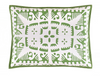 Pine Cone Hill Knight Wood Cutwork Olive Sham