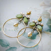 Elements by Jill Schwartz Lilian Statement Hoop Earrings