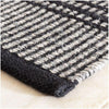 Dash & Albert Malta Black Woven Wool Rug