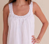 Jacaranda Living Meghan White Cotton Nightgown