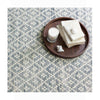 Dash & Albert Melange Diamond Blue Woven Cotton Rug