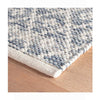 Dash & Albert Melange Diamond Blue Woven Cotton Rug