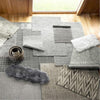 Dash & Albert Niels Grey Woven Wool/Viscose Rug