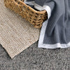 Dash & Albert Niels Grey Woven Wool/Viscose Rug
