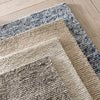 Dash & Albert Niels Navy Woven Wool/Viscose Rug