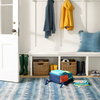 Dash & Albert Paint Chip Blue Washable Rug