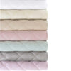 Pine Cone Hill Quilted Silken Solid Ivory Sham - Lavender & Company
